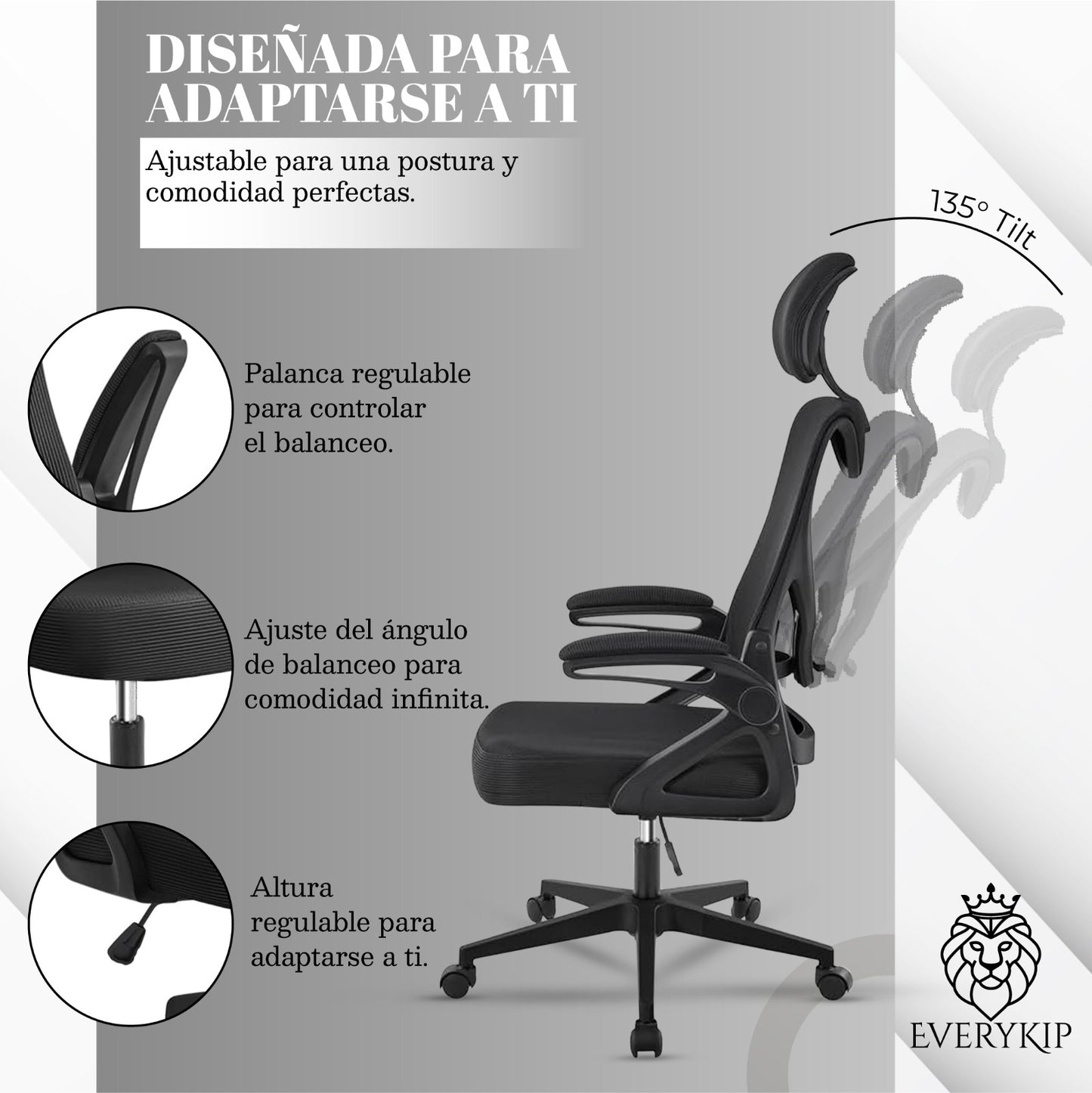 Silla Escritorio – Para uso doméstico