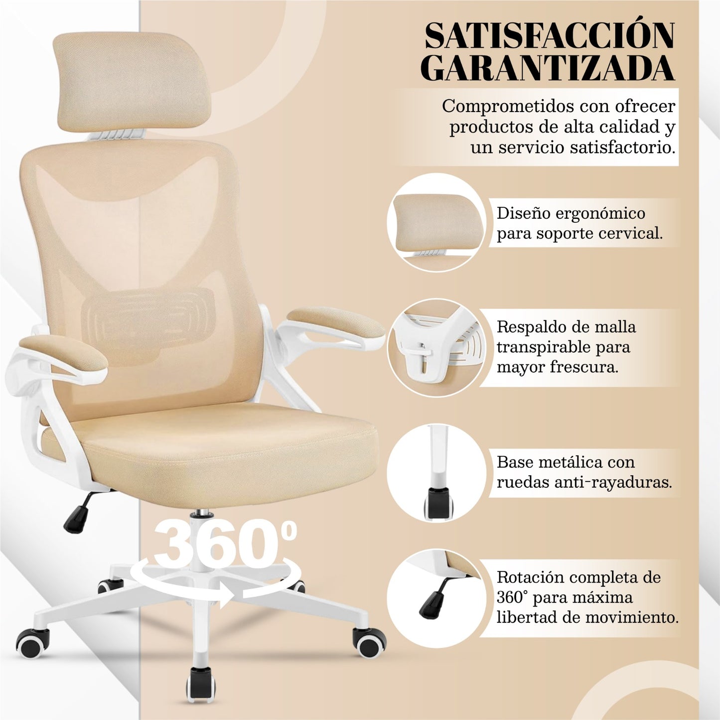 Silla Escritorio – Para uso doméstico