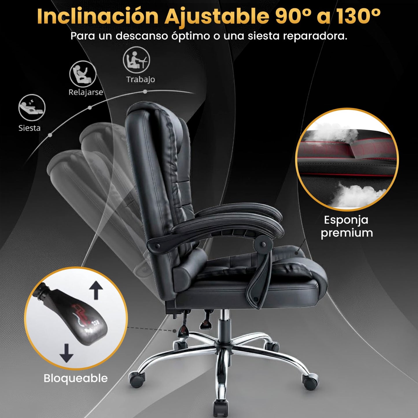 Silla Escritorio PRO - Para uso doméstico