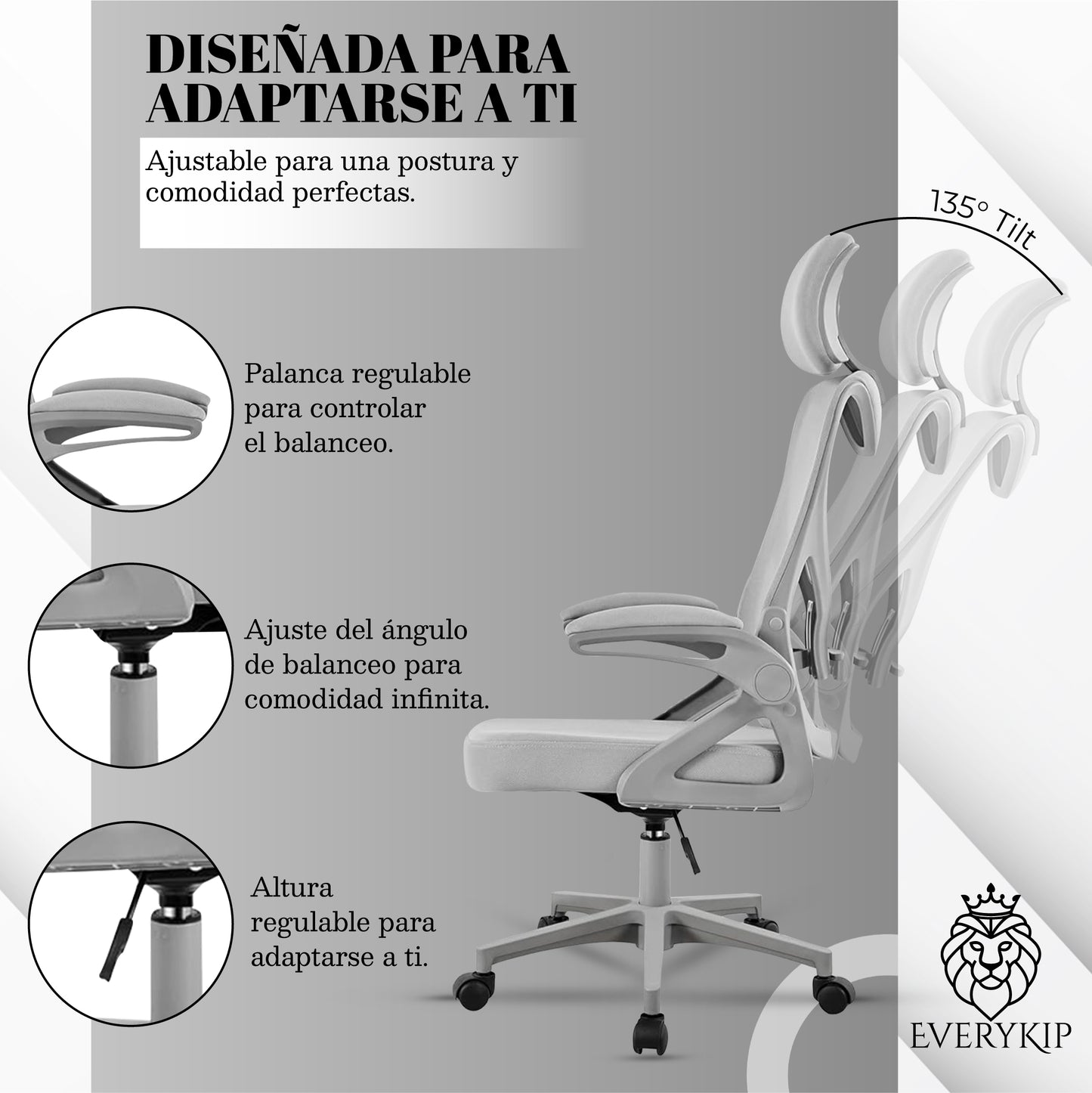 Silla Escritorio – Para uso doméstico